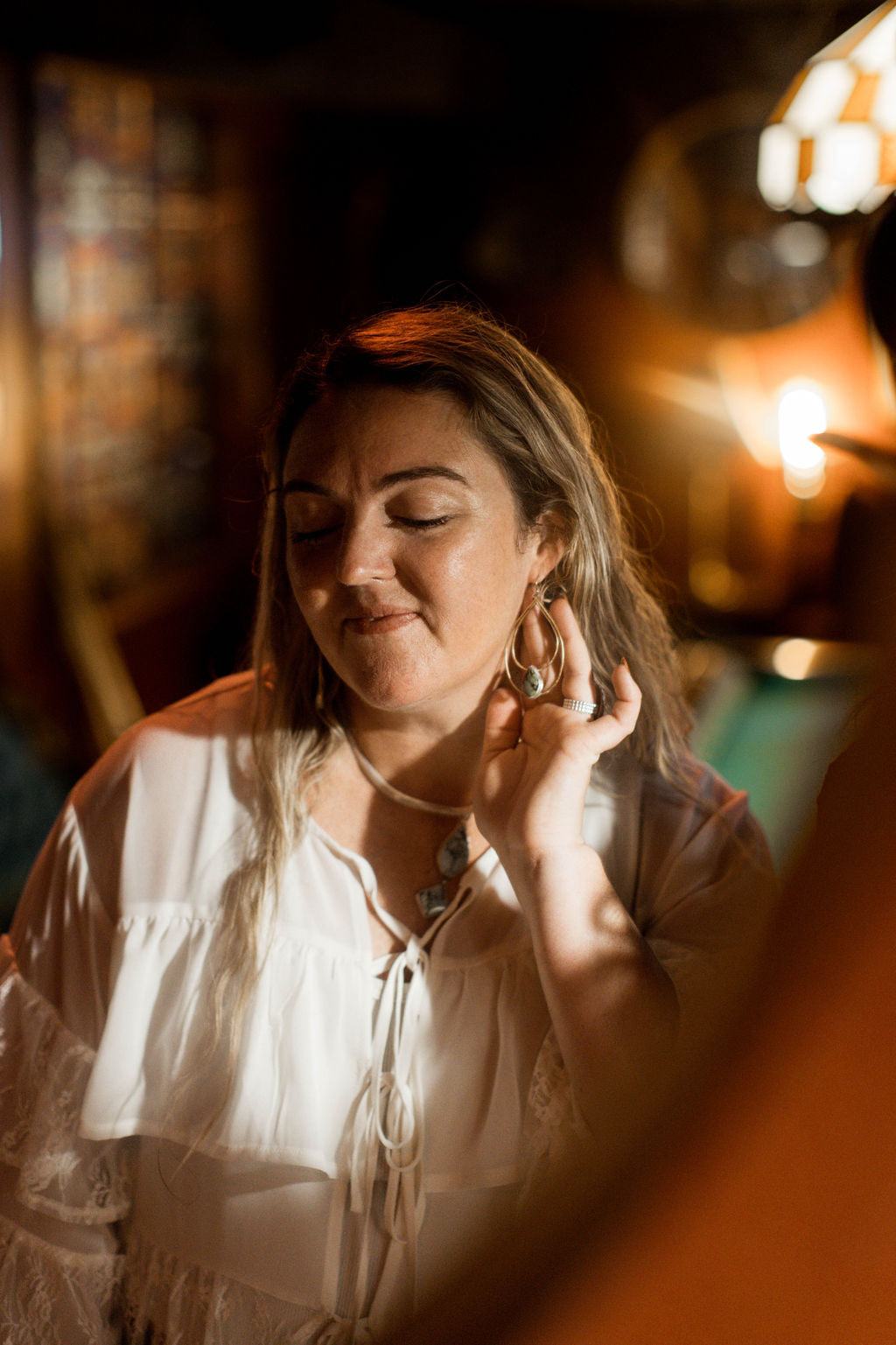 Dust and Denim Earrings