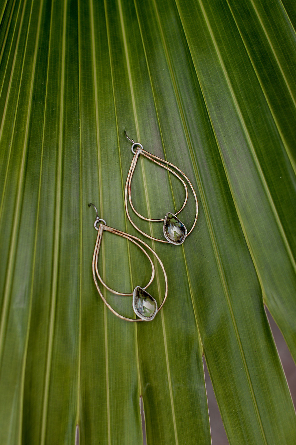 Dust and Denim Earrings