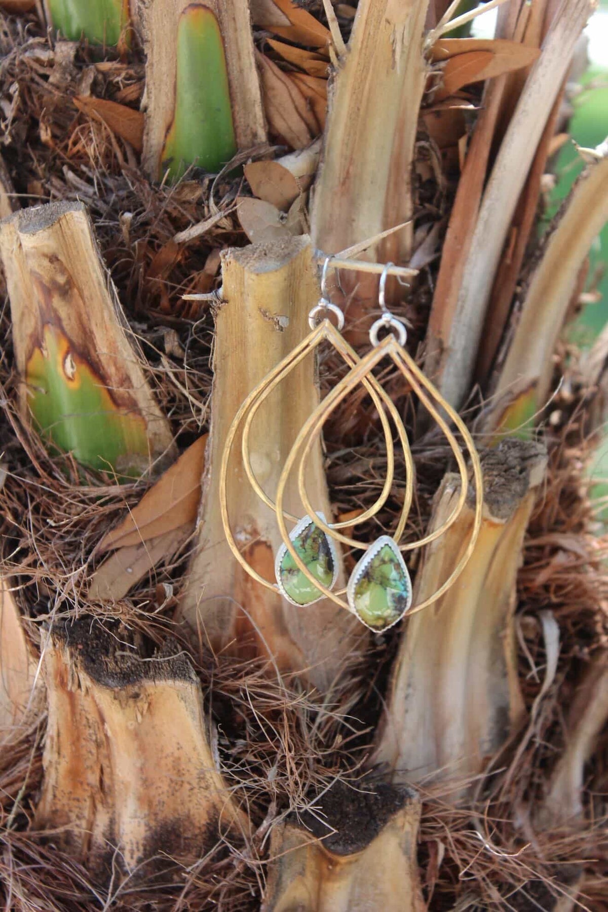 Dust and Denim Earrings